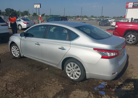 2014 Nissan Sentra S z USA, uszkodzony, nr VIN 3N1AB7AP5EL608659